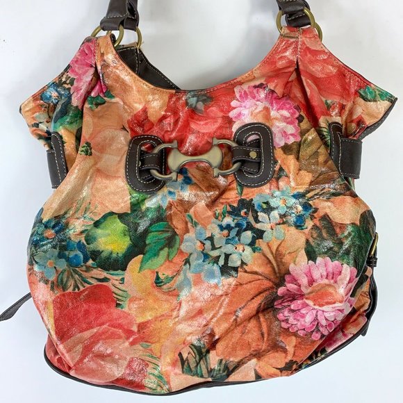 Bueno Floral Multicolor Shoulder Handbag - Picture 2 of 7